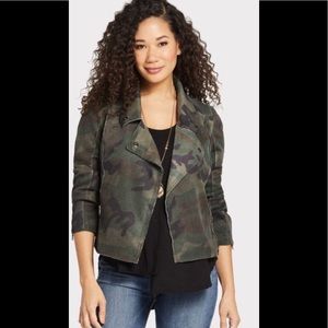 Evereve Marrakech Camo Moto Jacket size XS